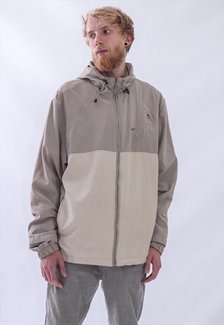 VINTAGE MENS NIKE HOODED WINDBREAKER JACKET