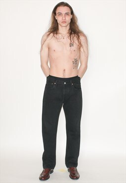 Vintage 90s classic 501 jeans in black