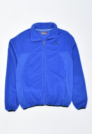 VINTAGE 90'S KAPPA FLEECE JACKET BLUE