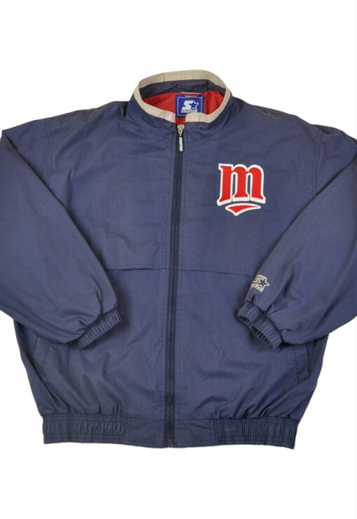 Vintage Y2K Minnesota Twins MLB Baseball Windbreaker Size XL