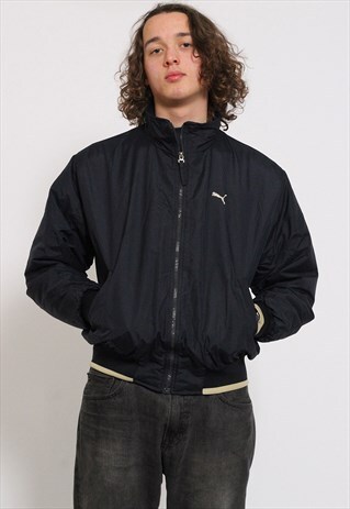 VINTAGE PUMA FLEECE LINED JACKET