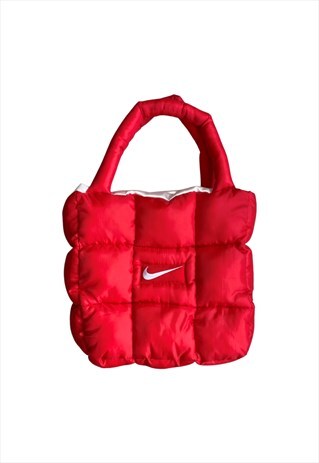 BOSS UP PUFFER BAG - RED