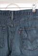 LEVI'S 90'S DENIM LIGHT WASH STRAIGHT SLIM JEANS 32 X 32 BLU