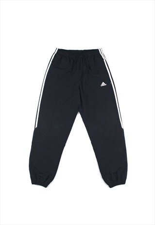 2005 ADIDAS NAVY LINED JOGGERS, 32X31