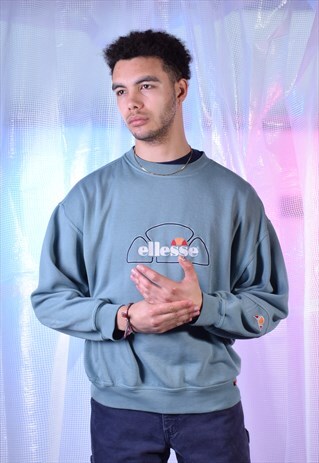 VINTAGE ELLESSE DUSTY TEAL SWEATSHIRT