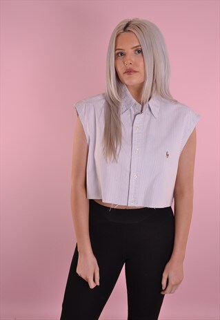 RALPH LAUREN CROPPED SHIRT GRL667