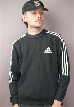 Vintage Adidas Sweater in Black with Logo
