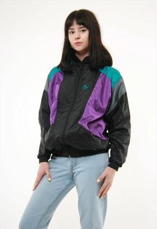 80S VINTAGE NEW WITH TAG PUMA SHELL JACKET BOMBER 713