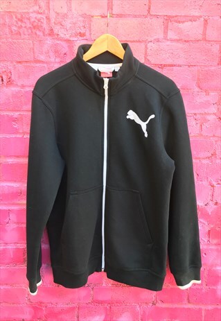 VINTAGE BLACK PUMA TRACK TOP M