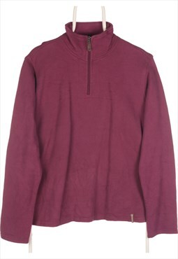 Columbia - Maroon Quarter Zip Jumper  - XLarge
