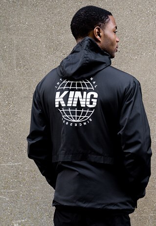 BETHNAL COACH WINDBREAKER JACKET - BLACK