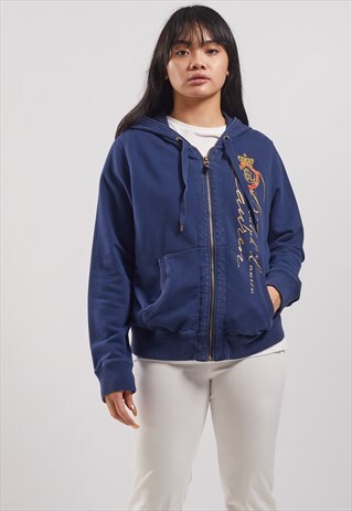 VINTAGE RALPH LAUREN ZIP-UP HOODIE