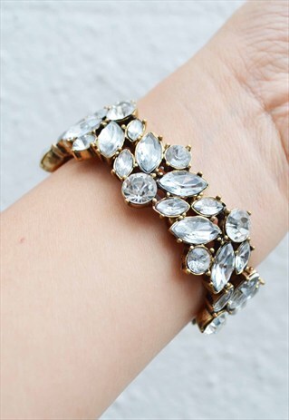 CLEAR STONE SPARKLY BRACELET