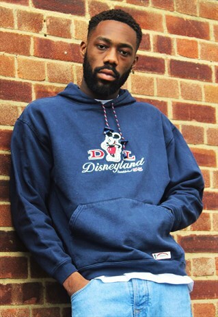 VINTAGE 90'S DISNEY BLUE HOODIE