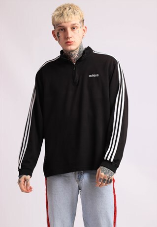 VINTAGE ADIDAS 1/4 ZIP SPORT SWEATSHIRT
