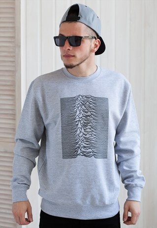 PULSAR (JOY DIVISION USED ON UNKNOWN PLEASURES) SWEATSHIRT