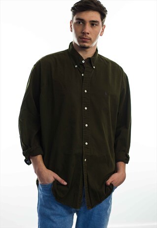 VINTAGE POLO RALPH LAUREN LOGO SHIRT 90S XL 13.3