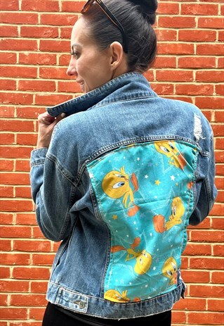 ORIGINAL UNISEX TWEETY PIE CUSTOMISED JACKET