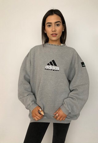 VINTAGE ADIDAS EQUIPMENT EQT SWEATSHIRT SWEATER JUMPER 90S