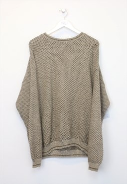 Vintage Woolrich knitted sweatshirt in beige. Best fits XL