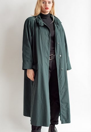 Vintage 80s oversized trench coat in green | Protect Me | ASOS Marketplace