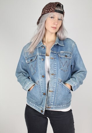 WRANGLER VINTAGE 90S DENIM JACKET SIZE S