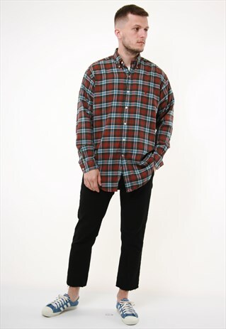 VINTAGE OLDSCHOOL POLO RALPH LAUREN SHIRT 14197