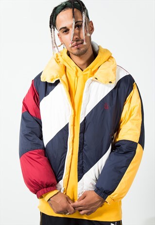 UNIQUE VINTAGE NAUTICA PUFFER REVERSIBLE JACKET / S2071