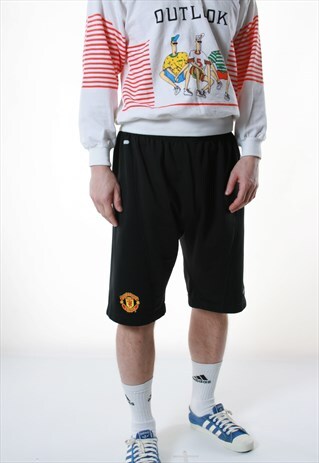 90S VINTAGE NIKE MANCHESTER UNITED FOOTBALL SHORTS 13442