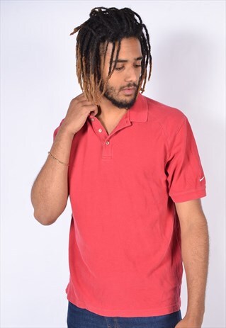 VINTAGE NIKE POLO SHIRT RED