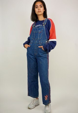 VINTAGE 90'S DENIM DUNGAREES