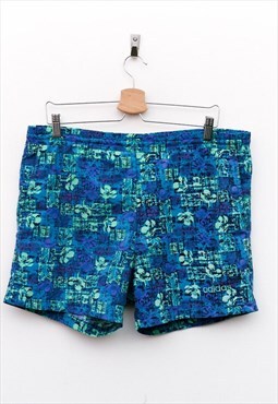 Vintage 90's Swim Trunks Men's S Shorts Retro Swimwear Pool 