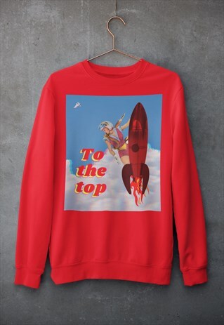TO THE TOP ANDROIDS SPACE SHIP ROCKET CLOUDS METAPHYSICAL