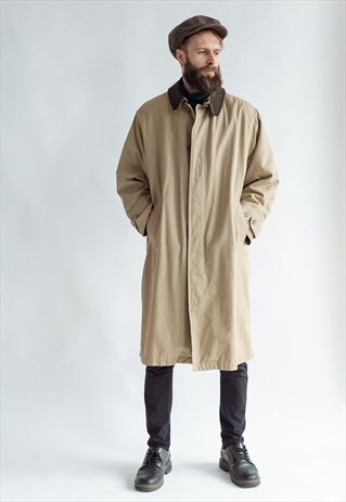 VINTAGE 60S CLASSIC HUNTERS TRENCH COAT