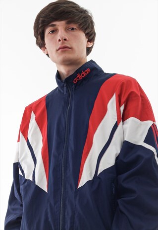 VINTAGE ADIDAS ORIGINALS TRACKSUIT 90S BLUE RED WHITE