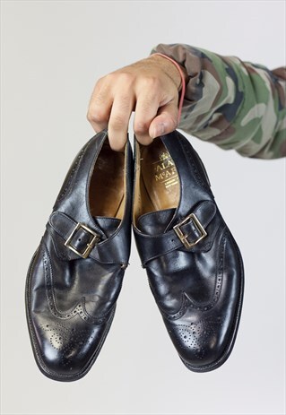 VINTAGE ALAN MCAFEE BLACK DRESS SHOES