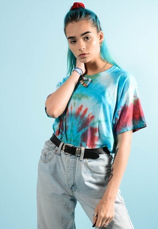 VINTAGE FESTIVAL TIE DYE TEE SHIRT