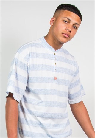 LEVIS T-SHIRT BUTTON NECK HENLEY