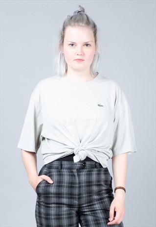 LACOSTE EMBROIDERED LOGO TEE T-SHIRT