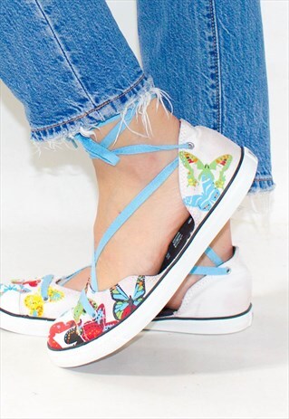 RETRO OPEN SIDE SANDAL FLORAL CONVERSE UK 7
