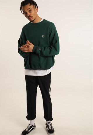 VINTAGE STARTER EMBROIDERED LOGO SWEATSHIRT