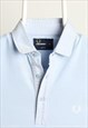 VINTAGE FRED PERRY LOGO POLO SHIRT BLUE