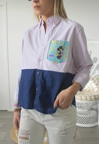 VINTAGE JEANS DENIM PRINTED JASMINE