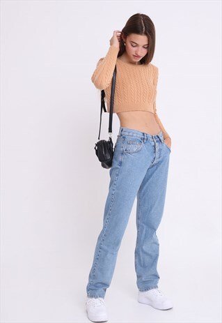 LOW RISE JEANS - LIGHT BLUE JEANS