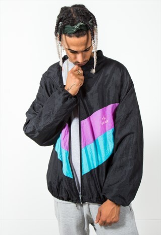 VINTAGE ADIDAS SPORT SHELL JACKET / S1918