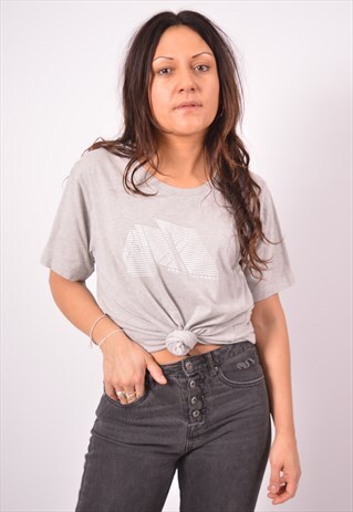 VINTAGE ARMANI T-SHIRT TOP GREY