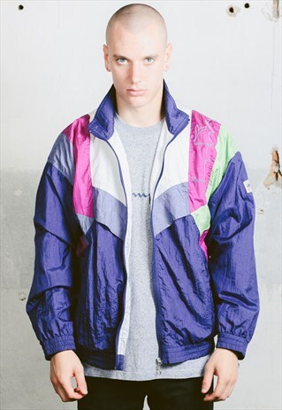VINTAGE BOLD DIADORA SHELL JACKET