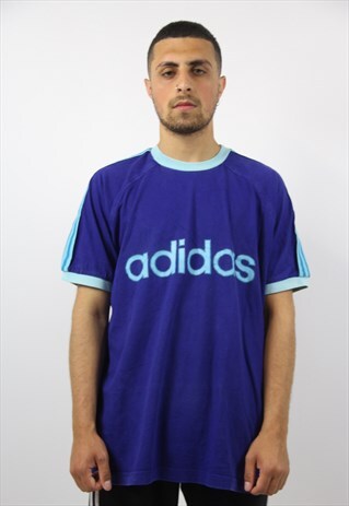 VINTAGE BLUE ADIDAS T-SHIRT