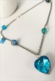 RE-WORKED VINTAGE TURQUOISE HEART NECKLACE