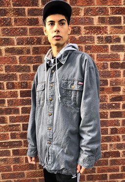 Vintage Dickies jacket/ shacket in grey, XL